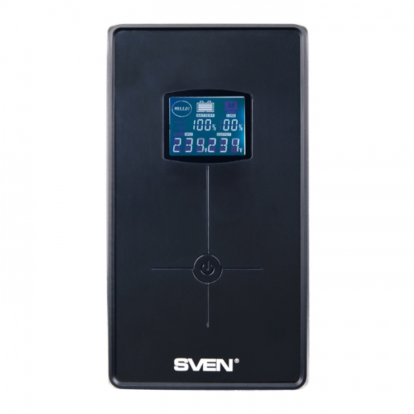 Источник бесперебойного питания SVEN Pro+ 650 LCD (USB)