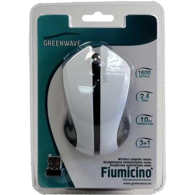Мышка Greenwave Fiumicino USB, black-white R0013755