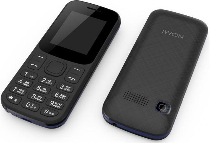 Мобильный телефон Nomi i185 Dual Sim Black/Blue; 1.77" (160x128) TN / клавиатурный моноблок / Spreadtrum SC6531E / ОЗУ 32 МБ / 32 МБ встроенной + microSD до 32 ГБ / без камеры / 2G (GSM) / Bluetooth / 115.6х47.5х15.1мм, 50 г / 600 мАч / черно-синий i185 Black/Blue