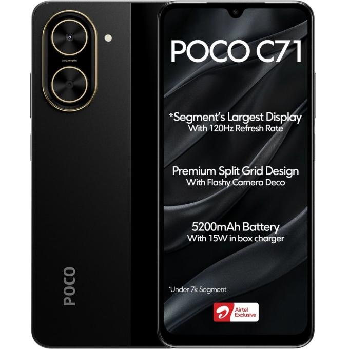Xiaomi Poco C71 4/128GB Black_EU