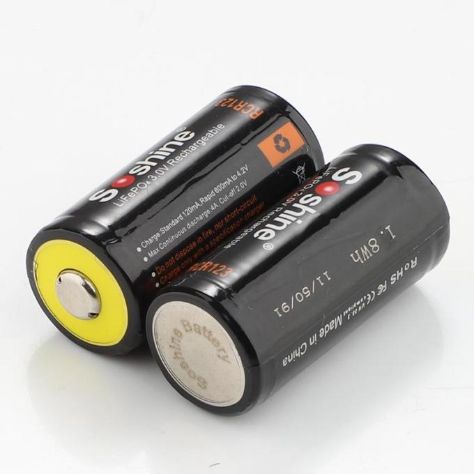 Soshine RCR123P-3.2-600