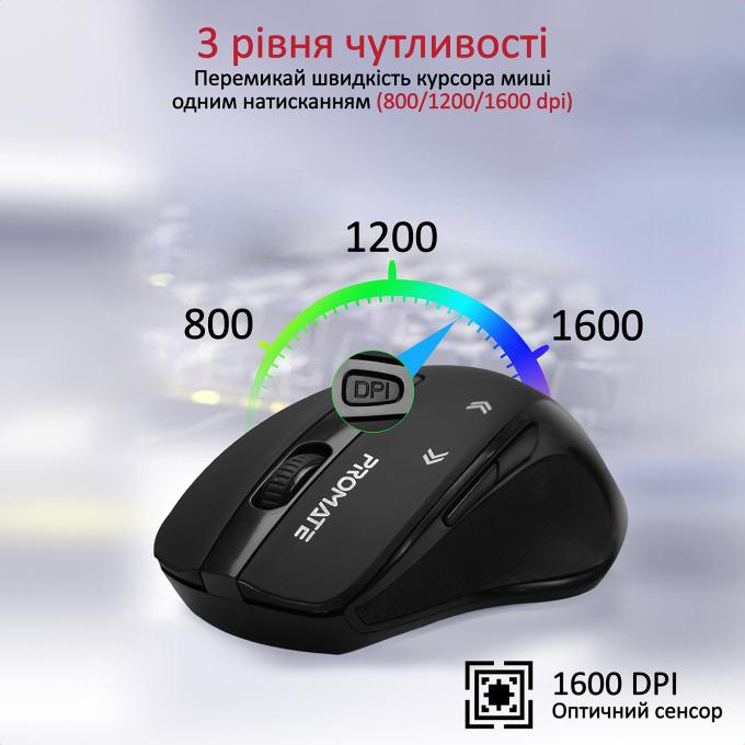 Promate cursor.black