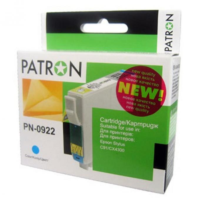 Картридж PATRON для EPSON C91/T26/27/TX106 cyan CI-EPS-T09224A-C2-PN
