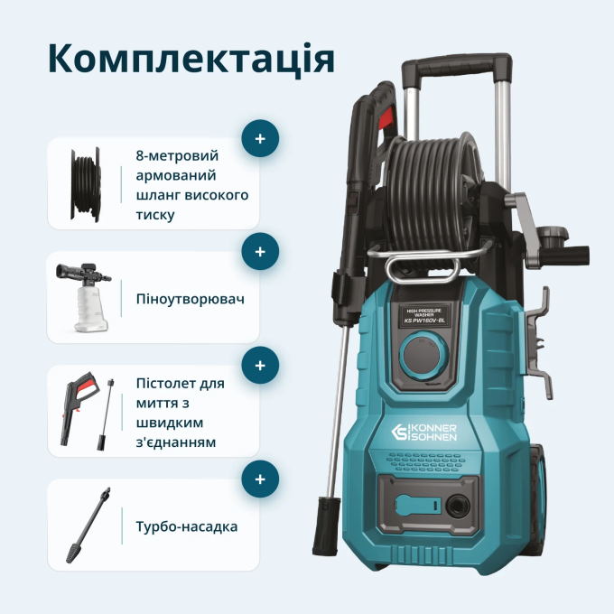 Konner&Sohnen KSPW160V-BL