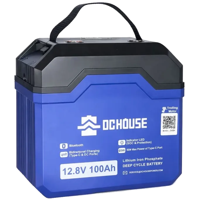 Акумуляторна батарея DСHOUSE 12.8V 100Ah (ECO-LFP1210004) Bluetooth