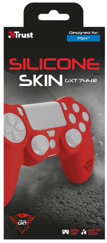 Силиконовый чехол Trust GXT 744B Rubber Skin для геймада Sony PlayStation Red 21214