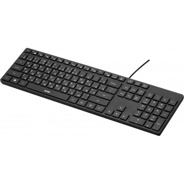 Клавиатура ACME KS07 Slim Keyboard RU, USB 4770070878125