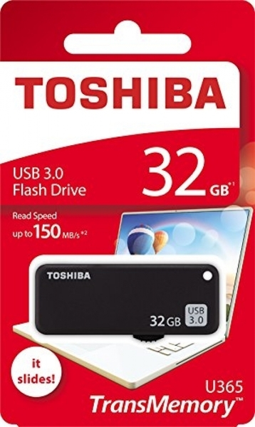 USB флеш накопитель TOSHIBA 32GB U365 Black USB 3.0 THN-U365K0320E4
