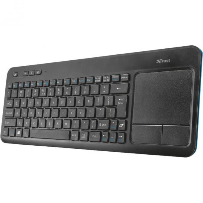 Клавиатура Trust Veza wireless touchpad UKR 21627