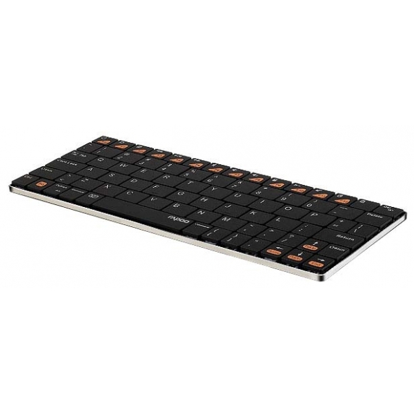 Сверхтонкая клавиатура для IPad RAPOO E6300 bluetooth, черная - повреждена упаковка _E6300 black