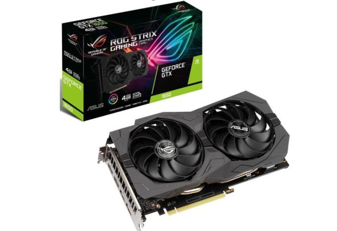 GF GTX 1650 4GB GDDR6 ROG Strix Gaming Asus ROG-STRIX-GTX1650-4GD6-GAMING