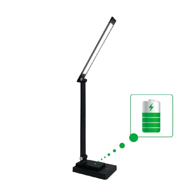 Євросвітло LED акумуляторна Ridy-10-2-PWR 10 Вт чорна