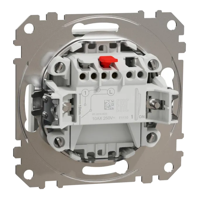 Schneider Electric SDD111101 Sedna Design & Elements 1-клавишный алюминий