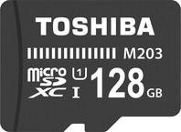 карта памяти TOSHIBA microSDXC 128GB UHS-I M203 U1 R100MB/s+ad THN-M203K1280EA