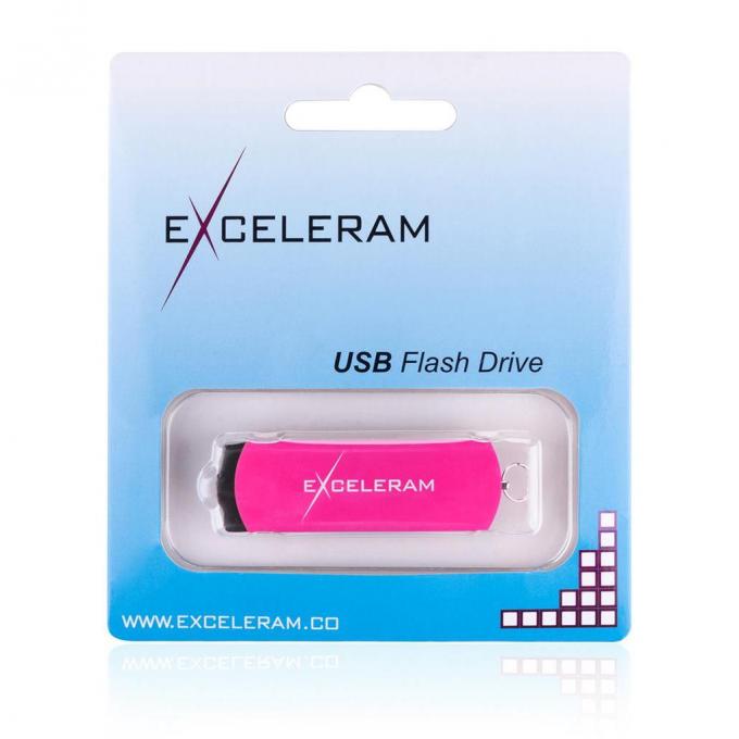 USB флеш накопитель eXceleram 8GB P2 Series Rose/Black USB 2.0 EXP2U2ROB08