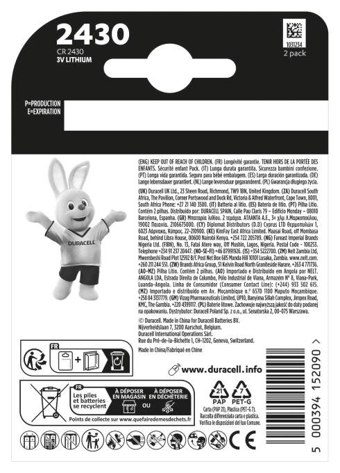 Duracell 5012262
