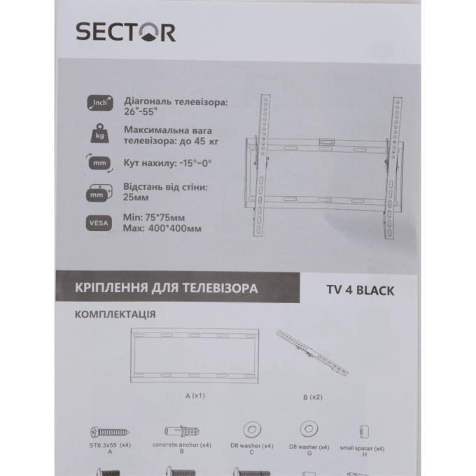 Sector TV 4 Black
