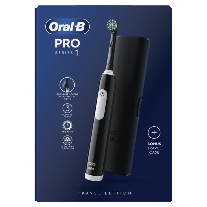 Oral-B Pro Series 1 D305.513.3X BK типу 3791+ чохол Trave