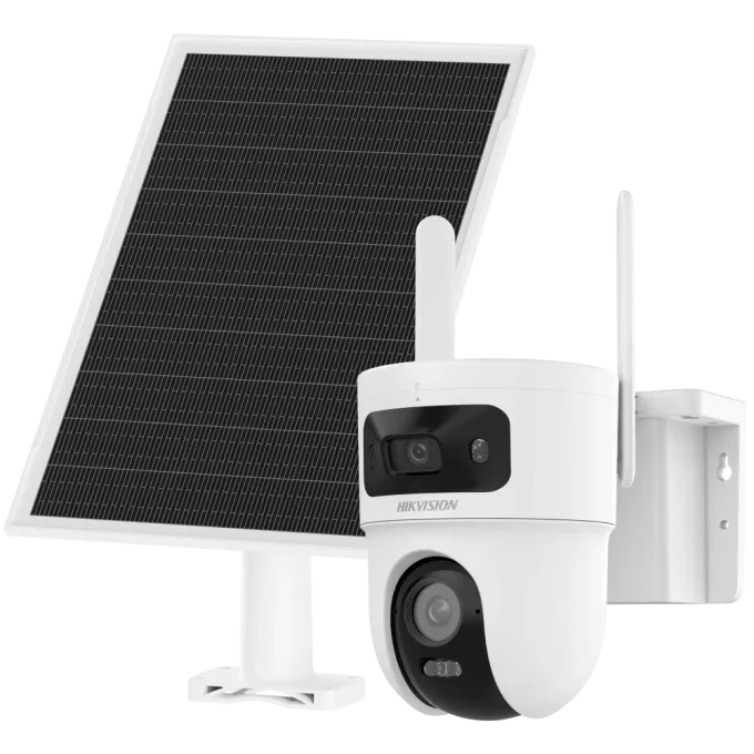 Hikvision DS-2CFSP8-D/4G-SIM Cold Proof 2х4МП (2.8+4мм) PT 4G (SIM-карта в комплекте) ЗАРЯДКА В МИНУСОВУЮ ТЕМПЕРАТУРУ