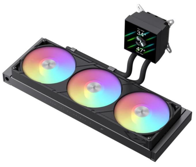 GAMEMAX GLACIER 360 LCD BK