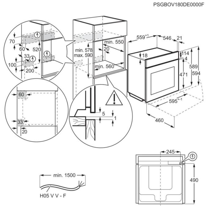 ELECTROLUX EOB8S39WZ