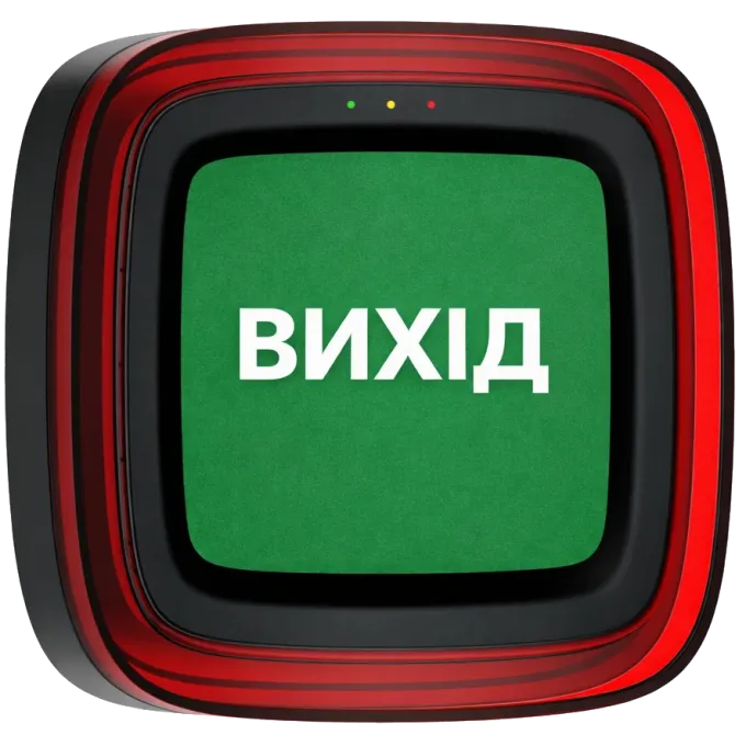 Ajax EN54 FireProtect (Sounder/VAD) black пожарный светозвуковой "ВИХІД"