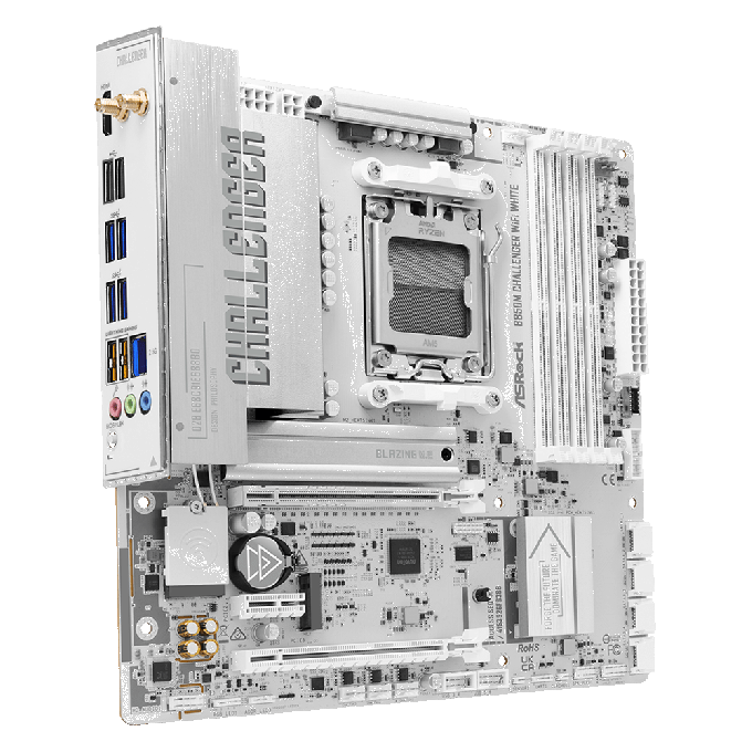 ASRock B850M CHALLENGER WIFI WHITE