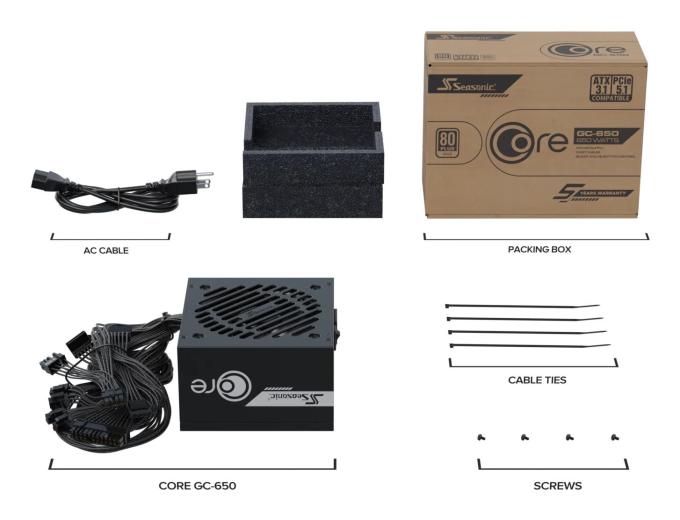Seasonic CORE GC-650 ATX31