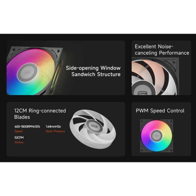 PCcooler FE120 BK