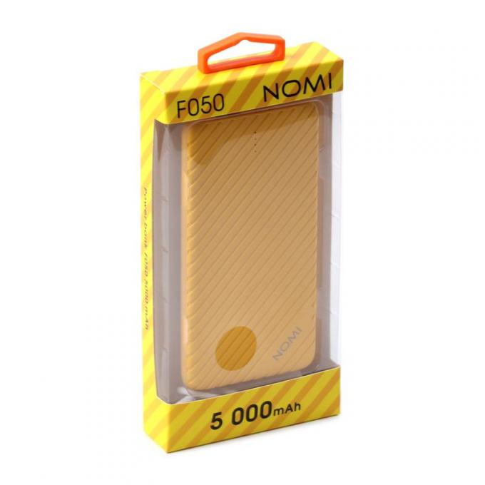 Батарея универсальная Nomi F050 5000 mAh yellow 324697