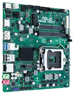 Материнська плата ASUS PRIME_H310T/CSM s1151 H310 2xDDR4 SO-DIMM, HDMI-DP-LVDS, mITX DC power CSM PRIME H310T/CSM