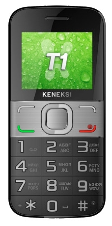 Мобильный телефон KENEKSI T1 Dual Sim Black 4602009346804