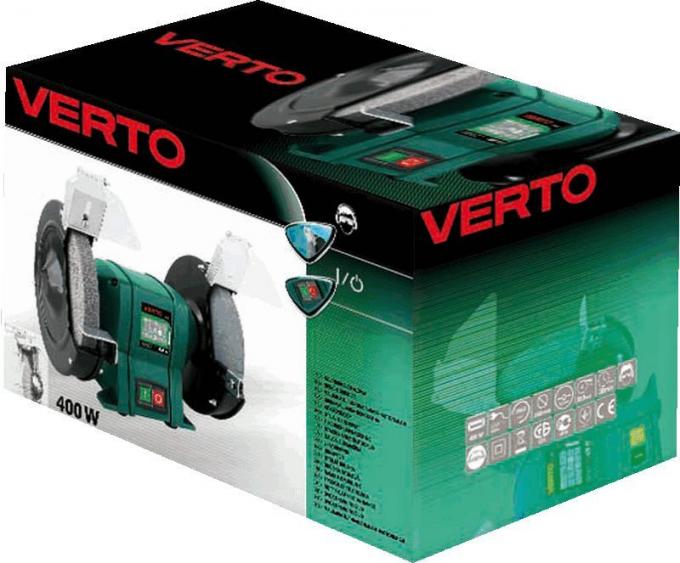 Точильный станок Verto 350 Вт, круг 200x16 мм 51G427