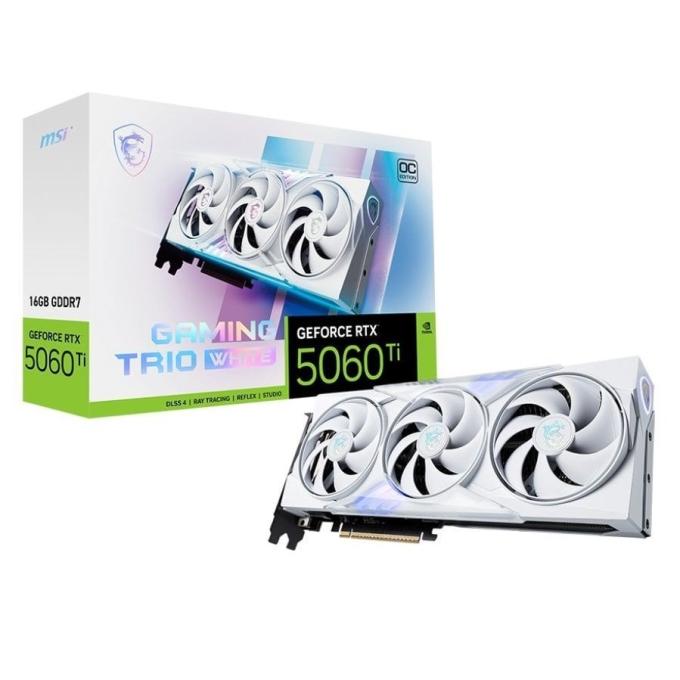 MSI GeForce RTX 5060 Ti 16G GAMING TRIO OC WHITE