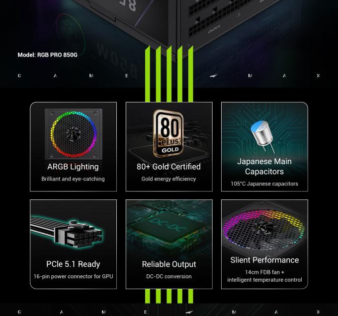 GAMEMAX RGB PRO 850G