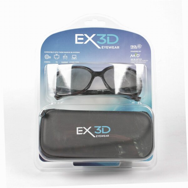 Очки 3D, черно-коричневые EX3D EX3D1008/215 Blister pack