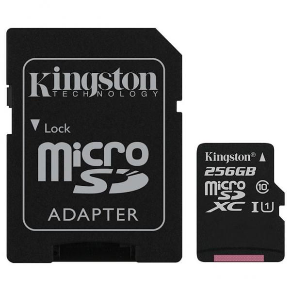 Карта памяти Kingston 256GB microSDXC class 10 UHS-I SDC10G2/256GB