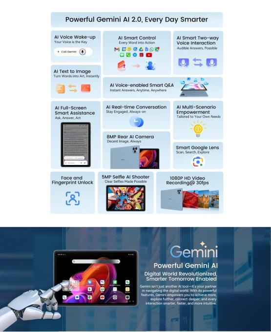 Oscal PAD9 BLUE