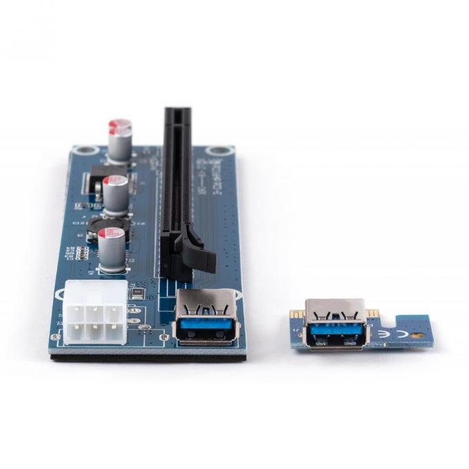 Райзер PCI-E x1 to 16x 60cm USB 3.0 Cable SATA to 6Pin Power v.006C Vinga PCI-E