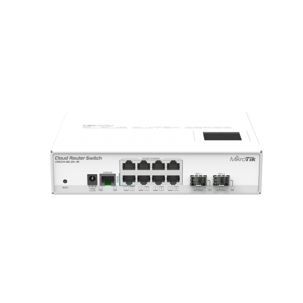 Маршрутизатор MikroTik CRS210-8G-2S+IN (8x1G, 2x10G SFP+)