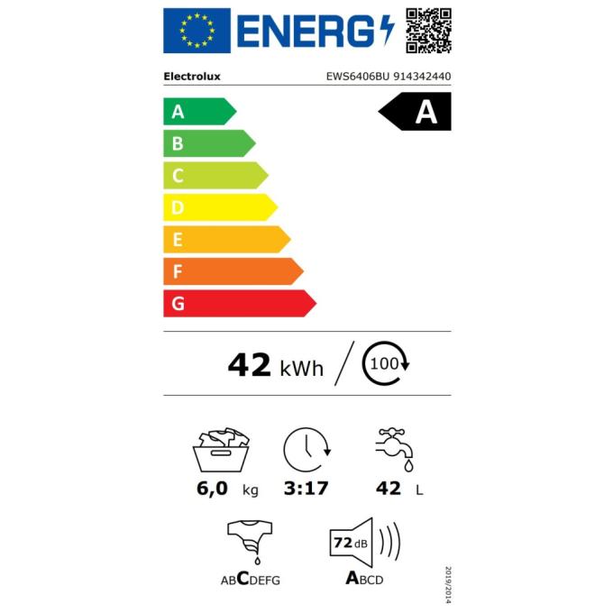 ELECTROLUX EWS6406BU