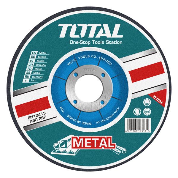 Акс.инстр TOTAL TAC2211251 Круг отрезной по металлу, 125х3.0х22.2м