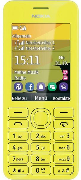 Мобильный телефон Nokia 206 (Asha) Yellow 0023P76