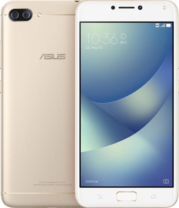 Смартфон Asus ZenFone 4 Max 3/32GB 16MP (ZC554KL-4G020WW) DualSim Gold 90AX00I2-M02160