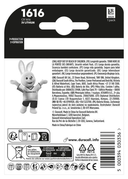 Duracell 5011067