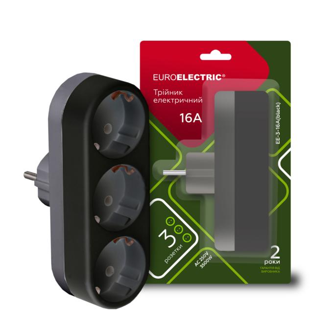 EUROELECTRIC EE-3-16A(black)