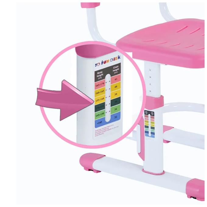 FunDesk SST3LS Pink