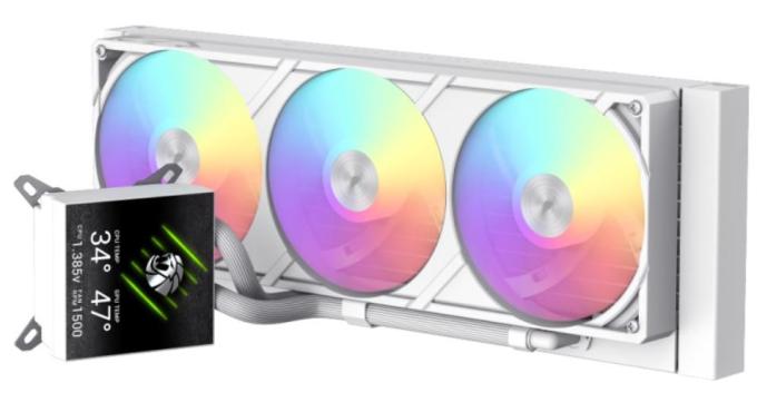 GAMEMAX GLACIER 360 LCD WH