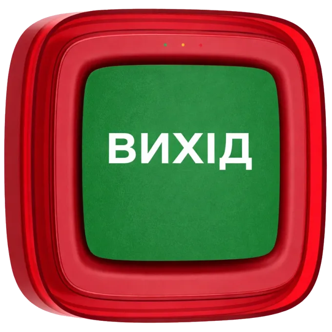 Ajax EN54 FireProtect (Sounder/VAD) red пожарный светозвуковой "ВИХІД"