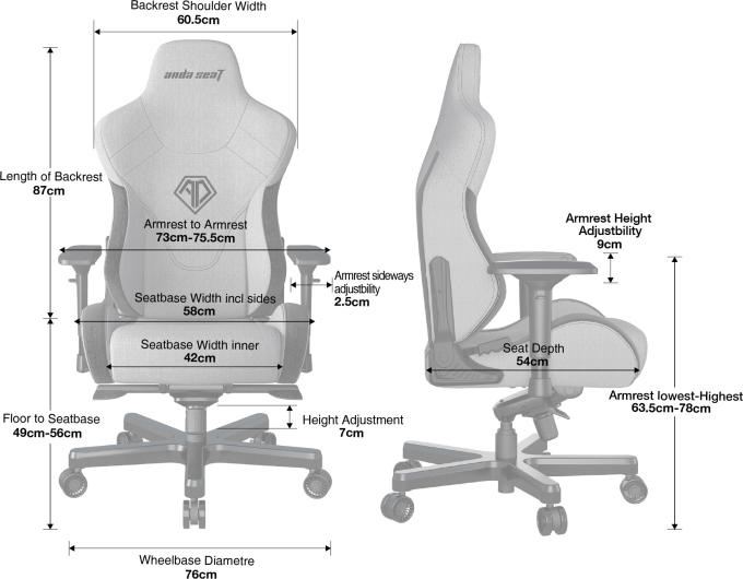 Anda Seat AD12XLLA-01-GB-F